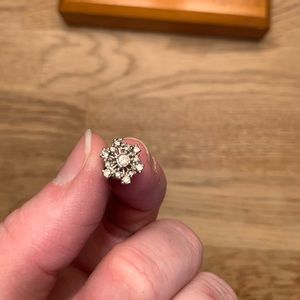 Juicy Couture snow flake earrings